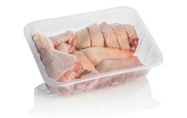 Medio pollo troceado